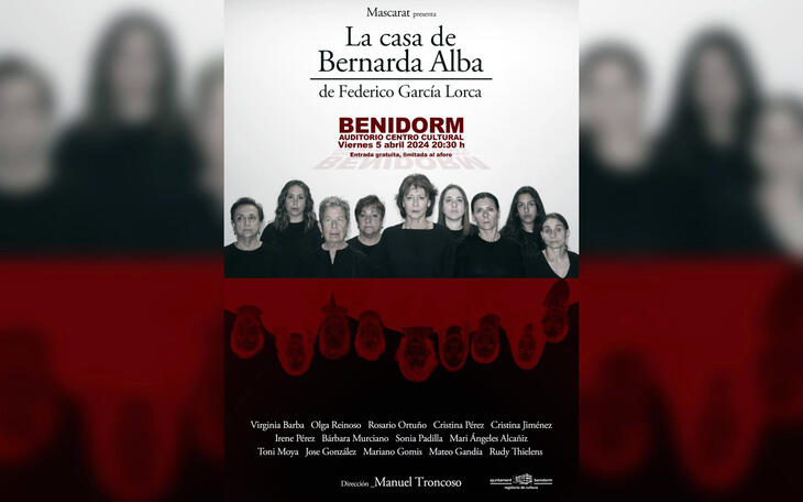 El Centro Cultural de Benidorm acoge la representación de ‘La casa de Bernarda Alba’ 